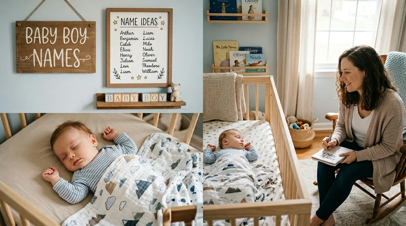 Cute Baby Boy Names That Feel Soft & Sweet
