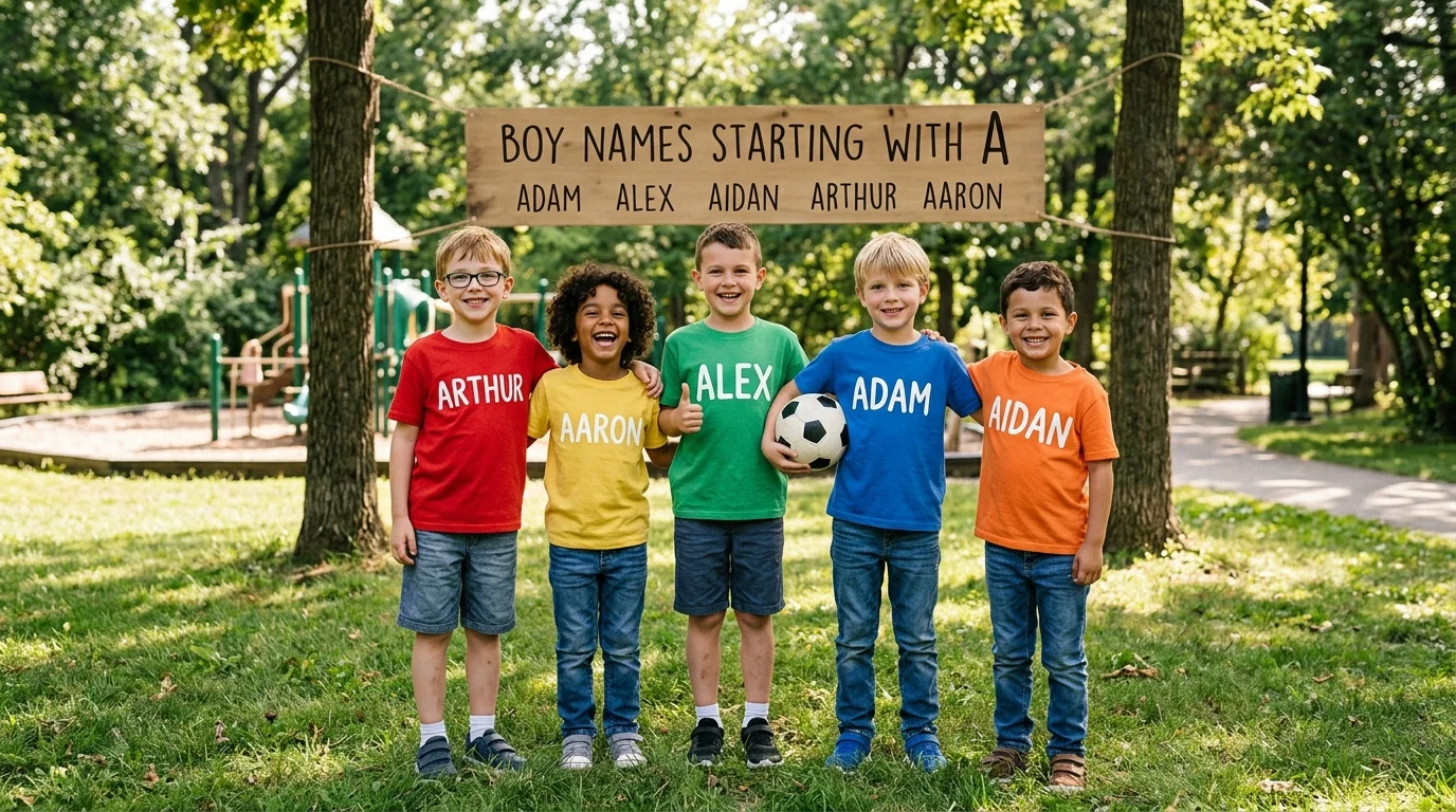 Cute Boy Names Starting With A
