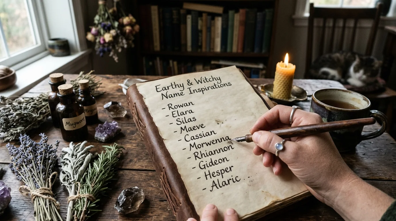 Cute Witchy Names with Soft Magic