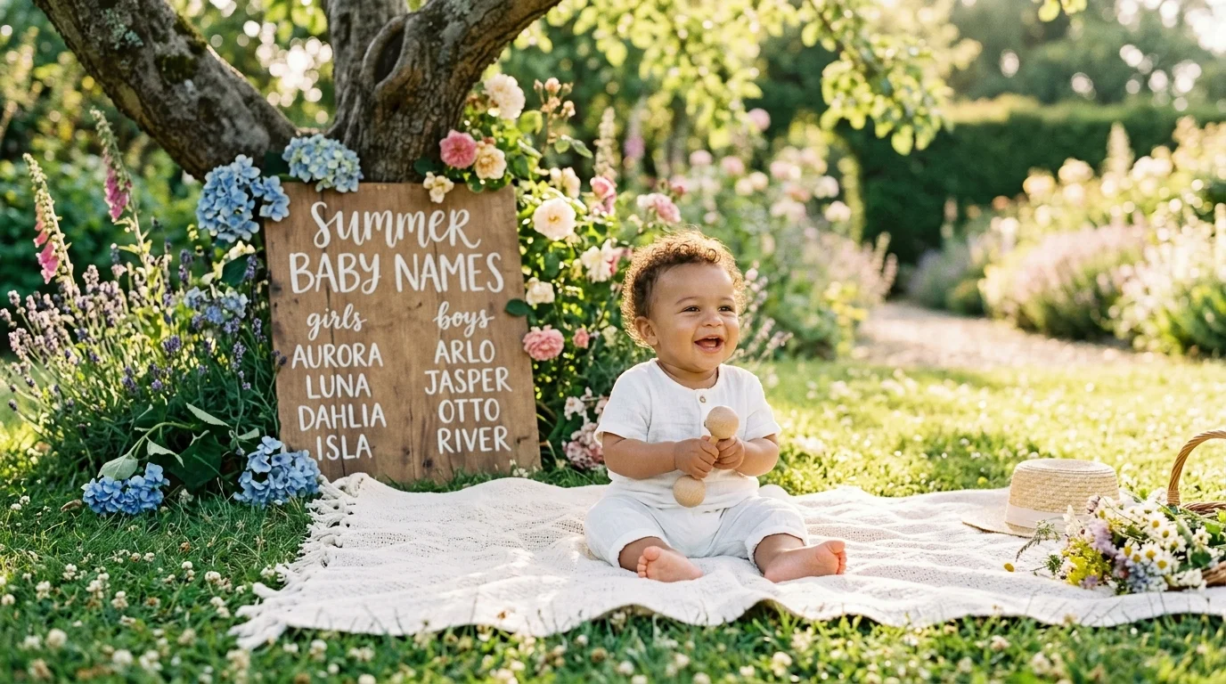 Floral Summer Baby Names