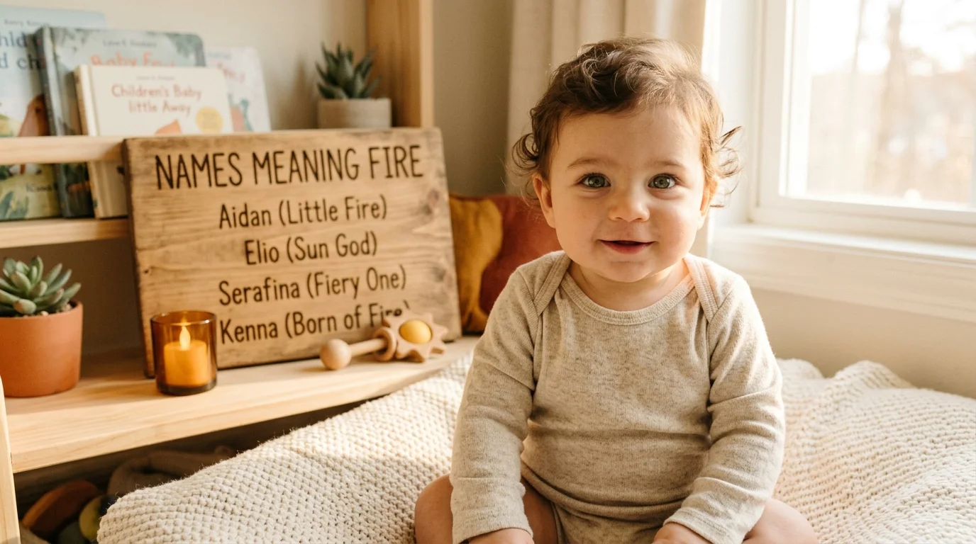 Short Baby Names That Mean Fire