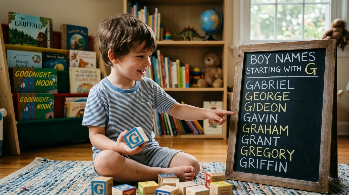 Short Boy Names Starting With G