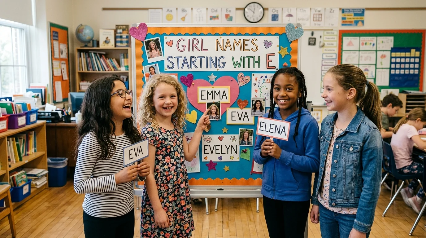 Unique Girl Names Starting With E