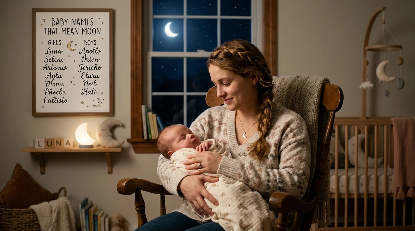 Unisex Baby Names That Mean Moon