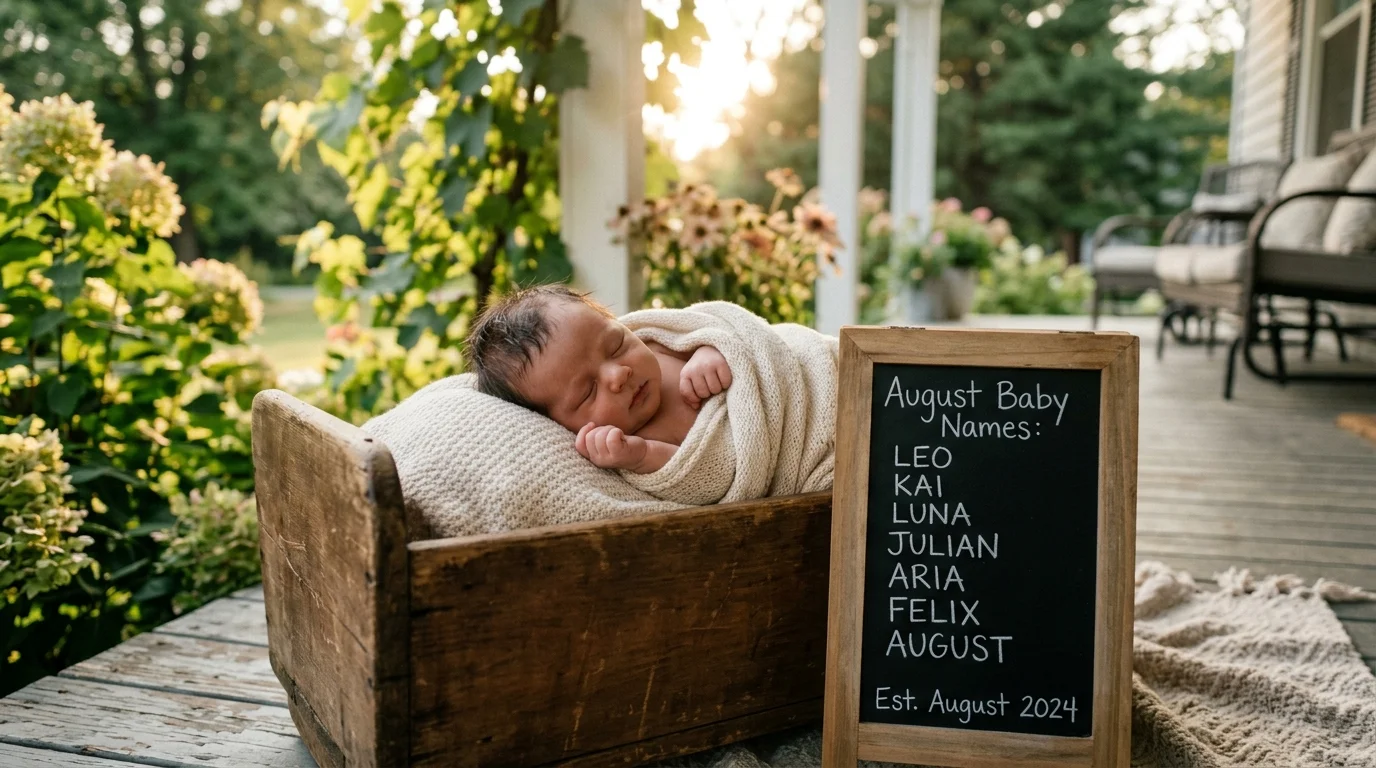 Vintage Classic August Baby Names