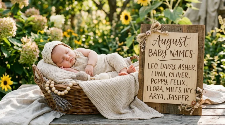 august baby names