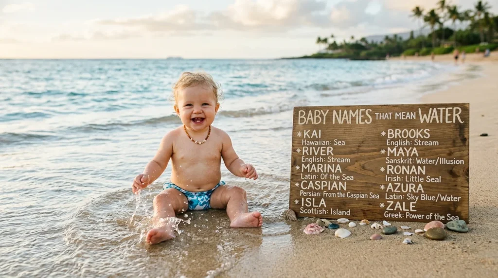 baby names that mean water