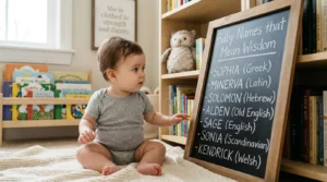 baby names that mean wisdom