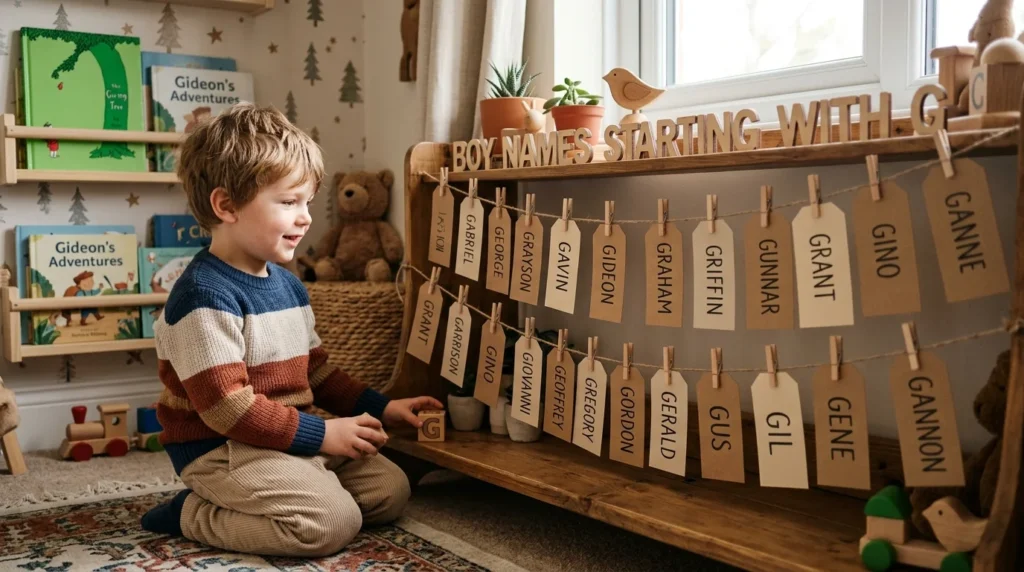 boy names starting with g