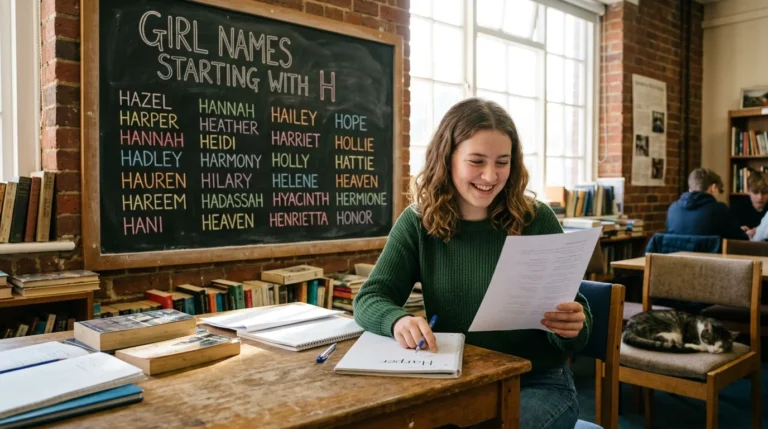 girl names starting with h